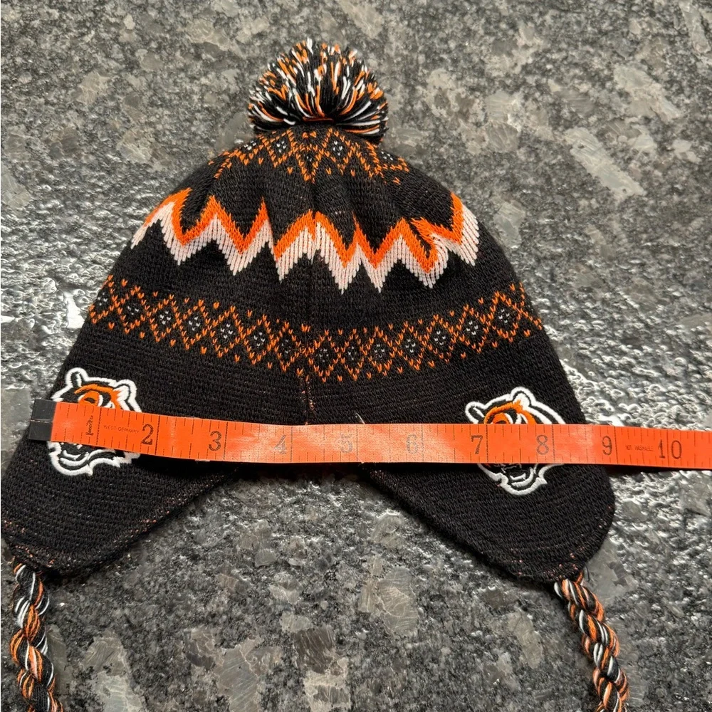 NFL official infant  Bengals Mongolian style beanie